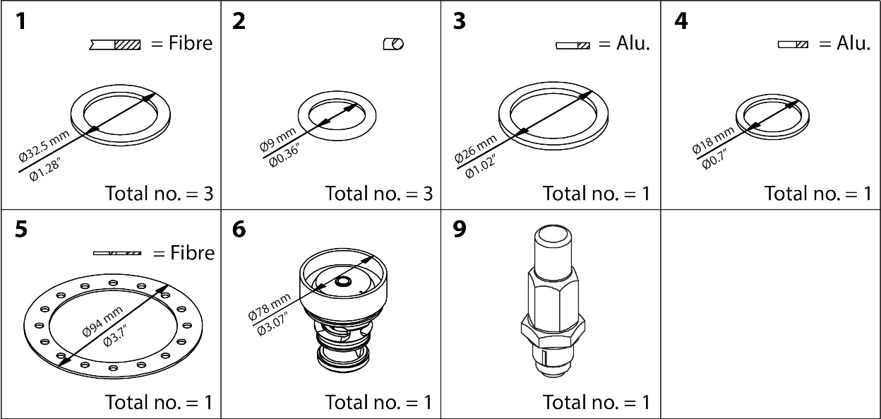 ICS 40  Overhaul kit