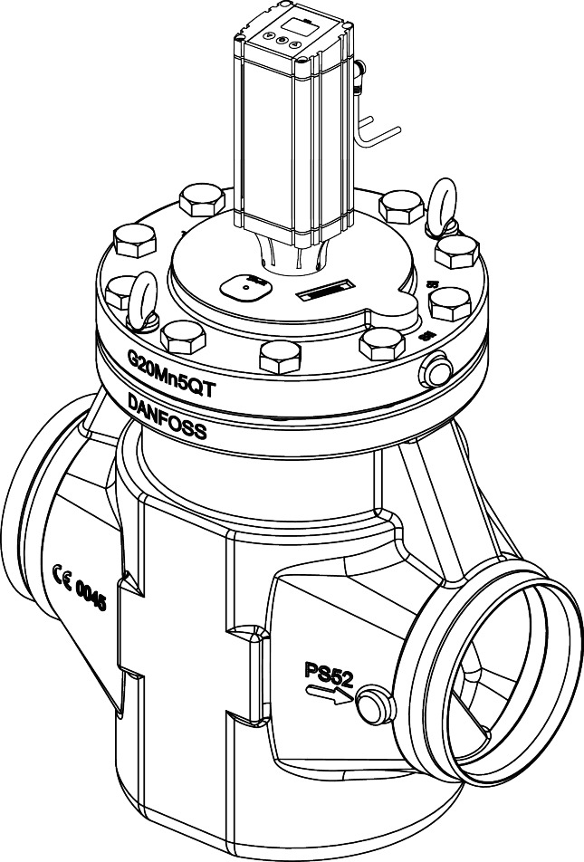 Danfoss ICAD 1200A Actuator For ICM 40-150 with Encoder