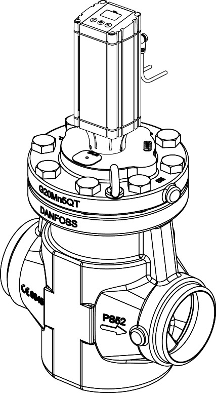 Danfoss ICAD 1200A Actuator For ICM 40-150 with Encoder