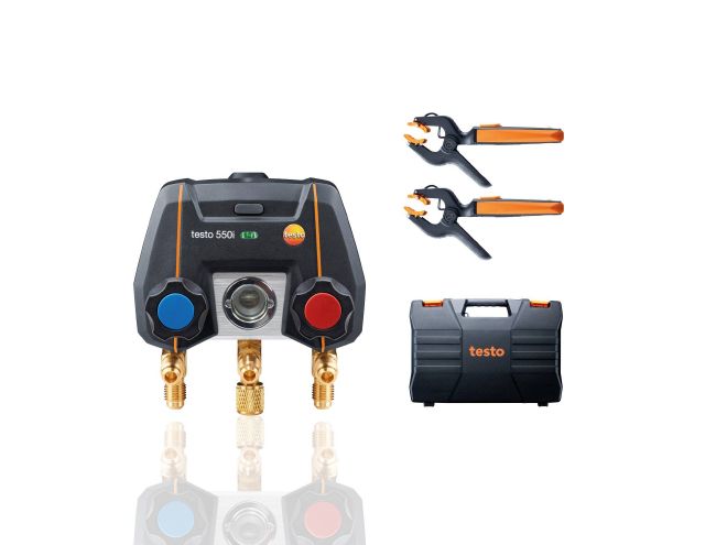 Testo 550i Set2-Smart Block Set+2 wireless temp clamp probes