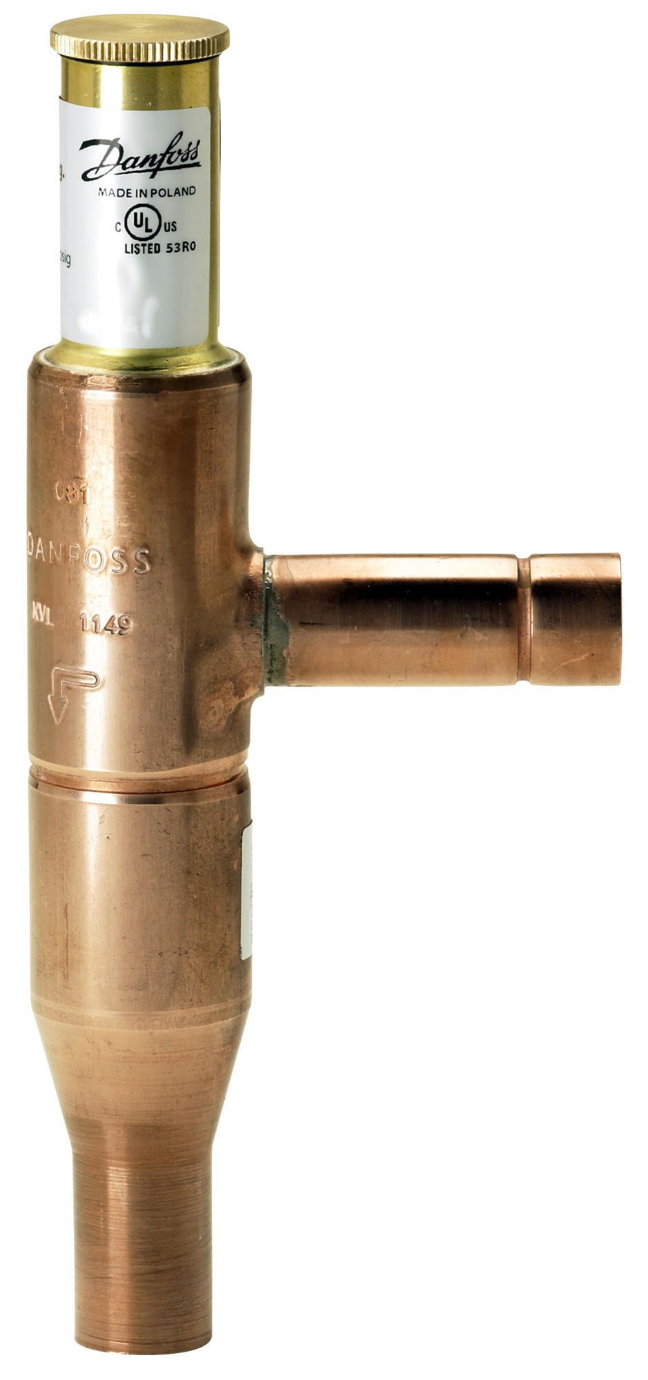 "Danfoss CPR Valve KVL12  1/2" Solder (0-90psi)"