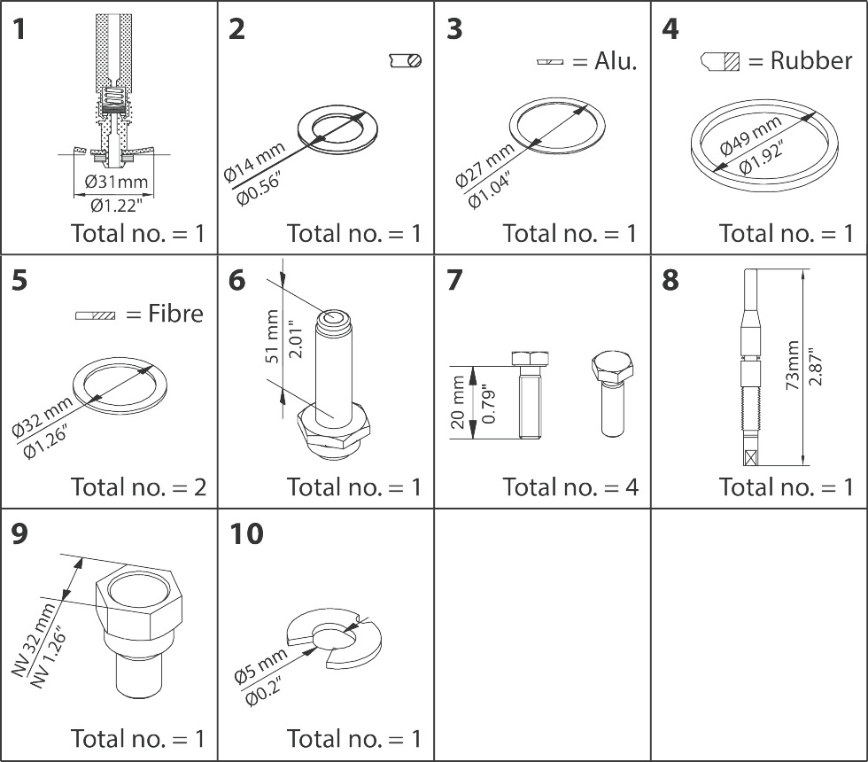 Overhaul kit, EVRAT / EVRST 15